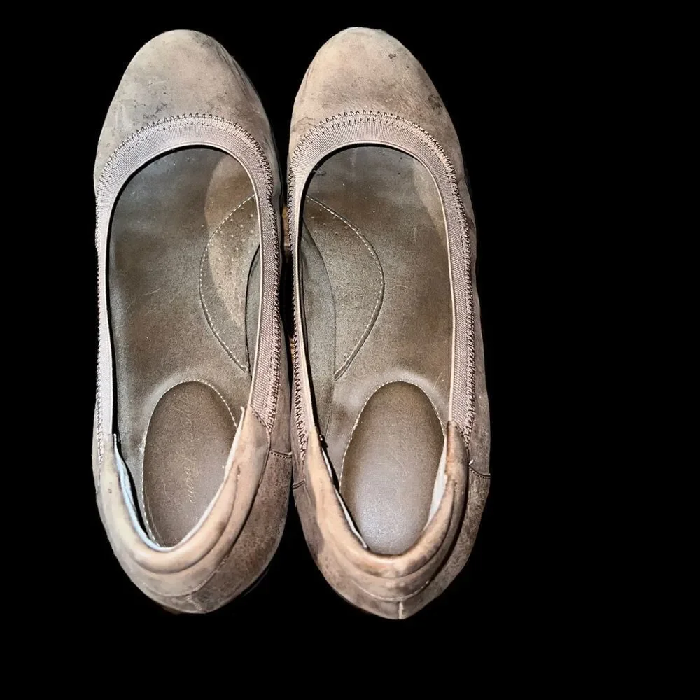Laura Lansdale brown leather comfort Bailey‎ flat women’s size 9M